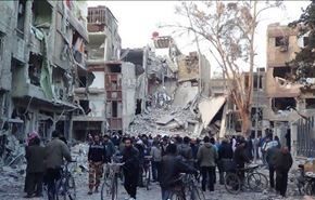 ادامه درگیری‌ها با داعش در یرموک سوریه + فیلم