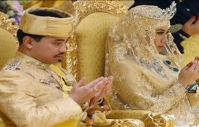 ازدواج افسانه ای فرزند سلطان برونئی + عکس