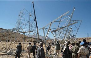 معاناة انسانية اثر قصف طائرات سعودية محطات كهرباء باليمن