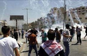 حمله نظامیان اشغالگر به فلسطینی‌ها در روز اسیر + فیلم