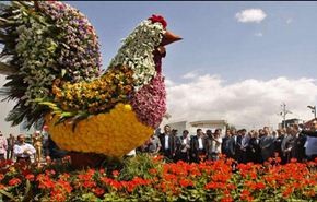 صور جميلة للغاية من معرض طهران الدولي للزهور