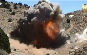 ویدیو؛ لحظه انفجار خودرو تروریست‌ها در قلمون