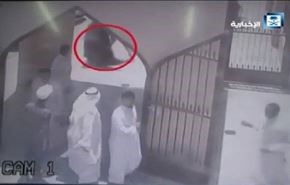 ویدئو؛ لحظه انفجار در مسجد امام حسین (ع) در الدمام