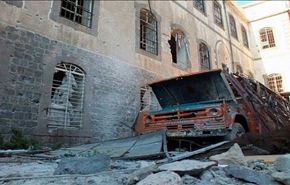 إصابة ۲٥ شخصا اثر تفجير إرهابي قرب مدرسة في حمص