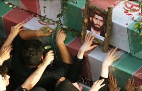 فیدیو وصور: إيران تشيع رفات 270 شهيداً عثر عليهم بعد 29 عاما