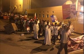 تظاهرات علیه سرکوبگری در منطقه الدراز بحرین