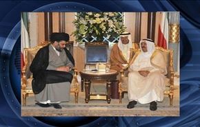 دیدار مقتدی صدر با امیر کویت