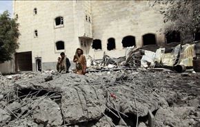 ویران شدن خانه‌‌‌های مردم یمن در حملات عربستان + ویدیو