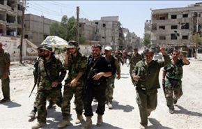 ادامه عملیات ارتش سوریه در مناطق مختلف