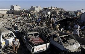 کشتار و ویرانی، عیدی متجاوزان سعودی به یمن +فیلم