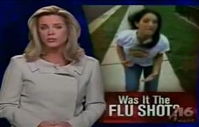 بالفيديو.. شاهد ماذا فعل لقاح الإنفلونزا في امرأة