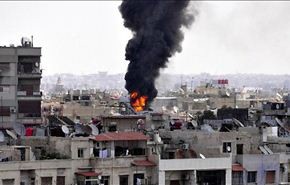 ضحايا بهستيريا الصواريخ تضرب احياء سكنية بدمشق