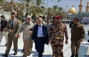 بالصور؛ سليماني يتجول في كربلاء
