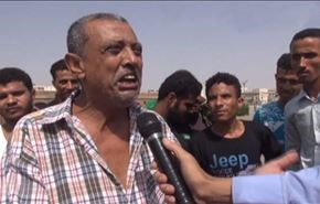 بالفيديو؛ يمني يصرخ بوجه العدوان: اتقوا الله..نحن مسلمون