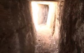 فیلمی از داخل تونل تروریست‌ها در زبدانی