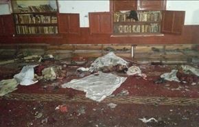 نخستین تصاویر از انفجار انتحاری در مسجد مؤید صنعا