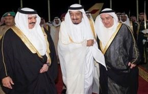 حاکم بحرین وارد عربستان شد