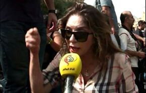 فيديو.. ماذا تريد هذه المتظاهرة اللبنانية؟!