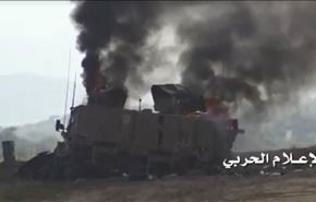 فیلم اختصاصی العالم از انهدام تانک های سعودی