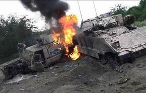انهدام 15 خودرو و زره پوش سعودی به دست یمنی ها