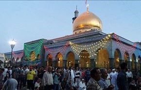 جشن عید غدیر در بارگاه حضرت زینب + فیلم