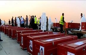وصول دفعة ثالثة تضم جثامين 90 حاجا إيرانيا الى طهران