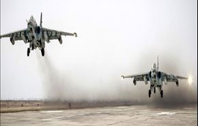 روسیه دهها پایگاه داعش در سوریه را منهدم کرد
