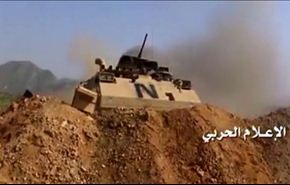 فيديو: شاهد كيف تصطاد القذيفة اليمنية الدبابة السعودية