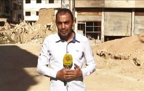 همراهی خبرنگار العالم با نیروهای سوری در داریا + فیلم
