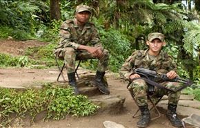 تفنگداران کلمبیایی با لباس ارتش سعودی در یمن
