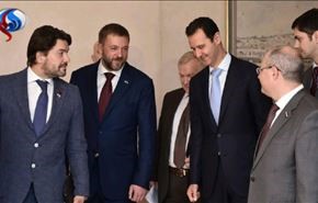 هدیه متفاوت حزب روسی به بشار اسد