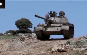 ورود ارتش سوریه به منطقه تماس تروریستها با ترکیه + فیلم