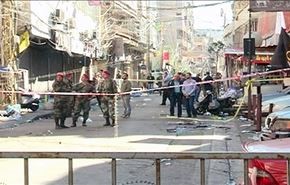 السلطات الأمنية اللبنانية تعاين موقع التفجيرين وتبدأ التحقيقات