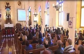 شکرگزاری مسیحیان حلب به‌خاطر پیروزی ارتش +ویدئو