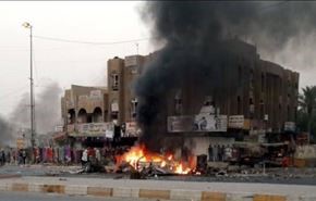 21 شهید و زخمی درانفجار نزدیک حسینیه ای در بغداد