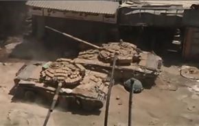پیشروی ارتش سوریه در داريا + فیلم