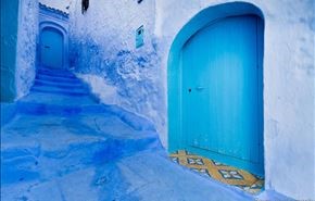 تصاویری از شهر تاریخی و زیبای آبی در مراکش