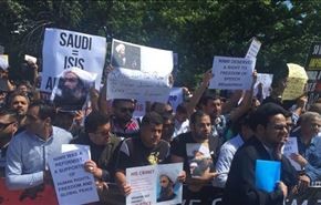 تظاهرات مسیحیان و مسلمانان استرالیا علیه آل سعود + فیلم