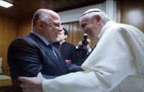 نخست‌وزیر عراق به پاپ چه گفت؟