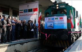 لأول مرة... قطار صيني يصل لإيران لإحياء طريق الحرير+صور