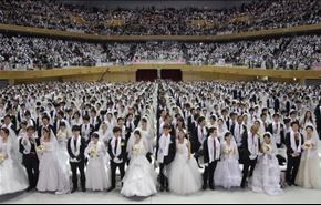 مراسم عروسی 30 هزار نفری در کره جنوبی + ویدیو