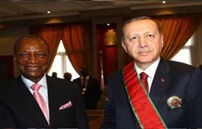 هدیه تولد اردوغان به رئیس جمهوری گینه کوناکری