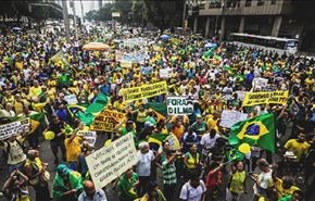 تظاهرات تاريخية ضخمة في البرازيل ضد الرئيسة روسيف