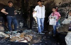 خانۀ تنها شاهد کشتار خانوادۀ فلسطینی در آتش سوخت