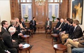 اسد پس از آزادی تدمر به هیئت فرانسوی چه گفت؟