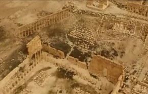 تصاویر هوایی از آثار باستانی تدمر، پس از آزادسازی