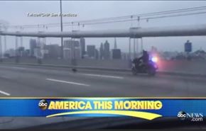 شرطة اميركا تغلق جسر فرانسيسكو بسبب هذه المطاردة!+فيديو