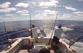 ماهیگیری که تا یک قدمی مرگ رفت +ویدیو