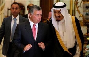 نگاه نگران ملک عبدالله به پل 