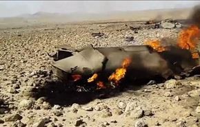 ویدیوی داعش از سقوط جنگنده سوری